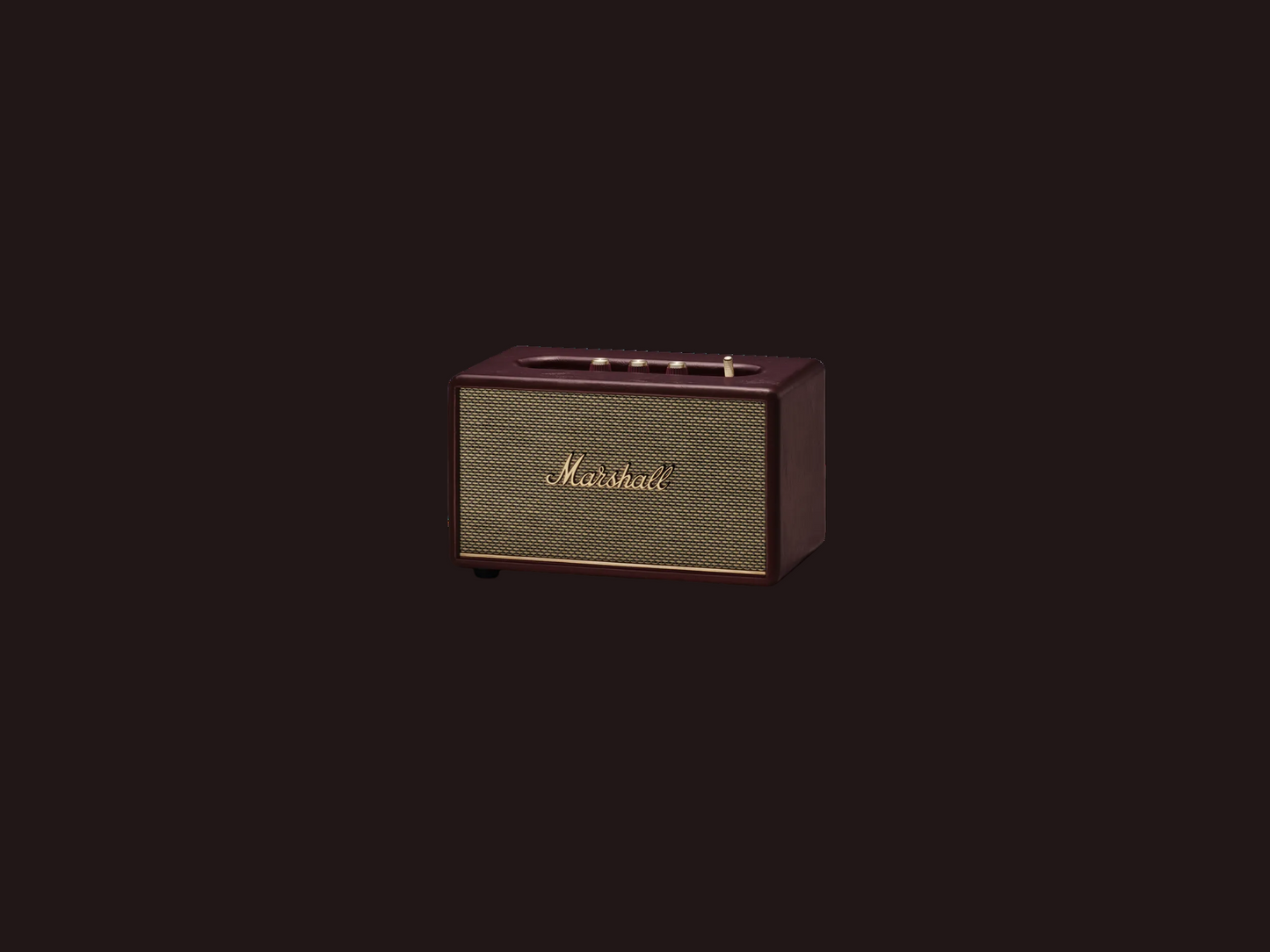 Marshall Acton III Bluetooth-Lautsprecher – Stereo-Sound | Bluetooth 5.2 | Burgundy