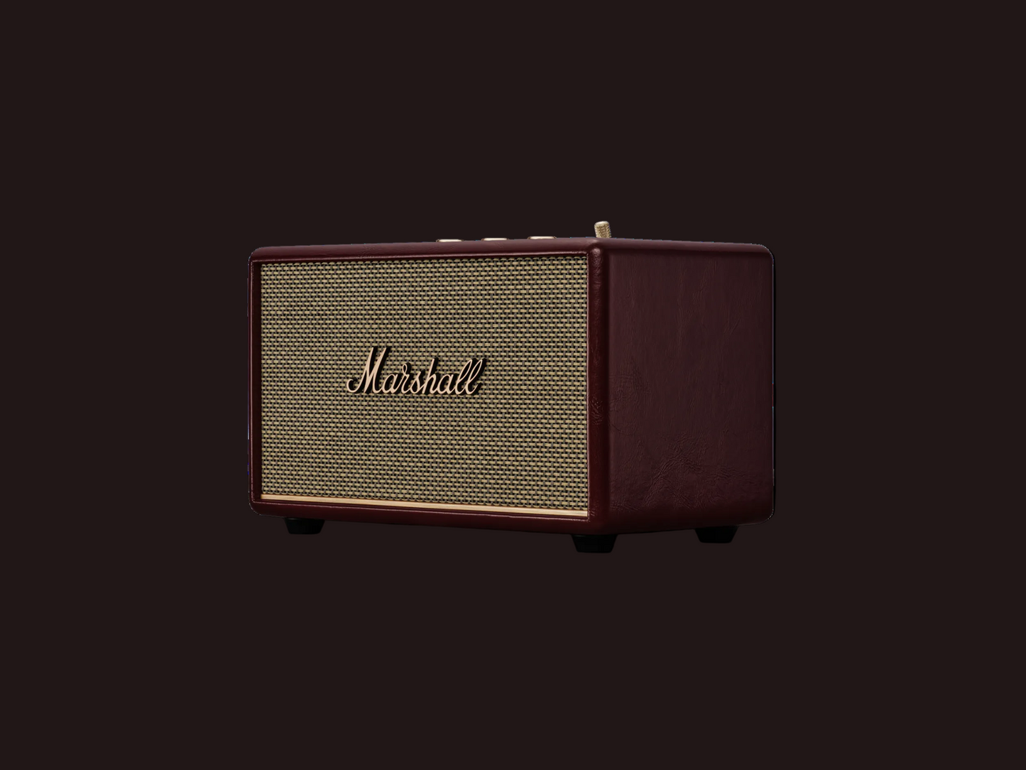 Marshall Acton III Bluetooth-Lautsprecher – Stereo-Sound | Bluetooth 5.2 | Burgundy