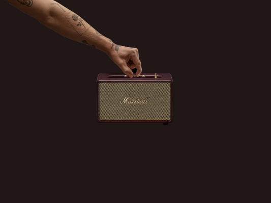 Marshall Acton III Bluetooth-Lautsprecher – Stereo-Sound | Bluetooth 5.2 | Burgundy