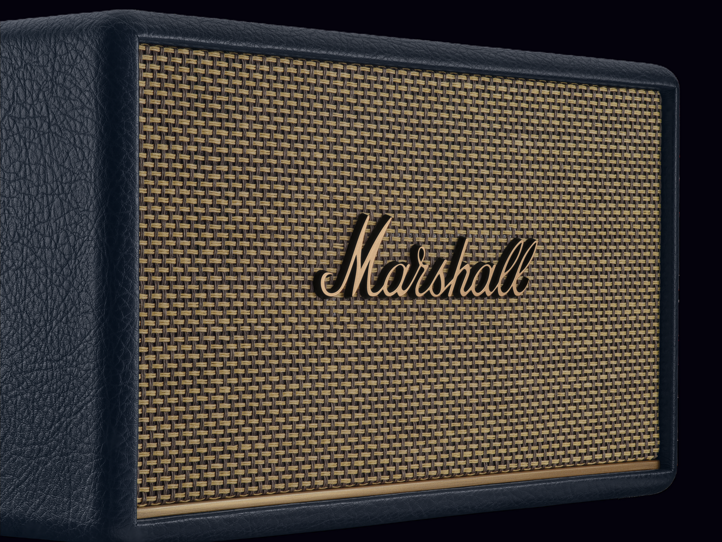Marshall Acton III Bluetooth-Lautsprecher – Stereo-Sound | Bluetooth 5.2 | Midnight Blue