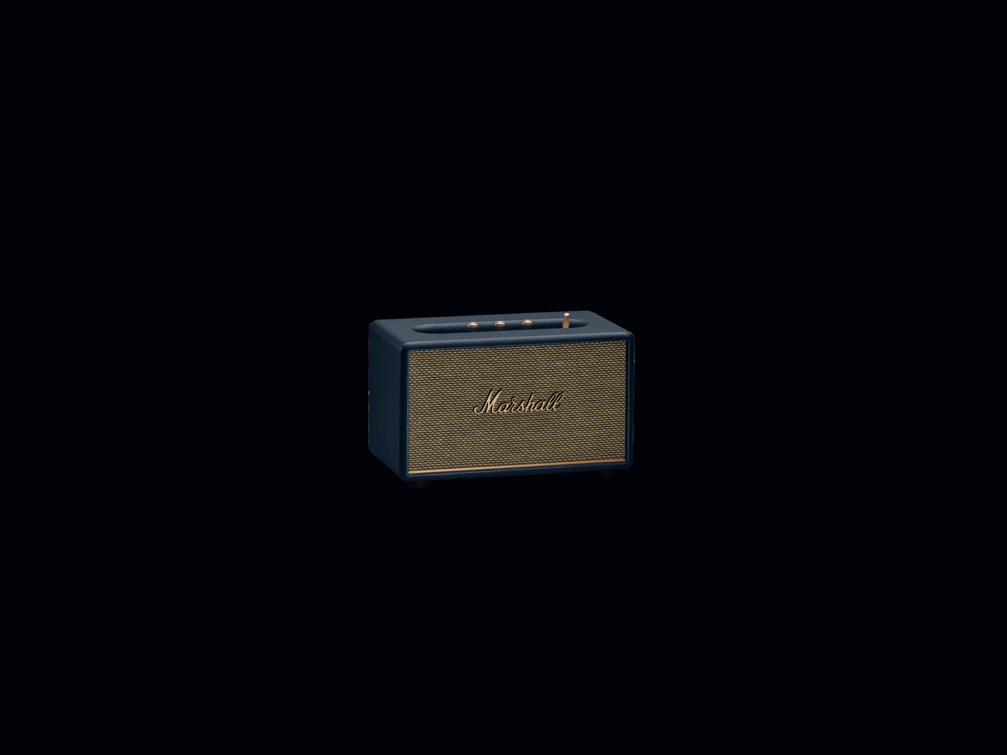 Marshall Acton III Bluetooth-Lautsprecher – Stereo-Sound | Bluetooth 5.2 | Midnight Blue