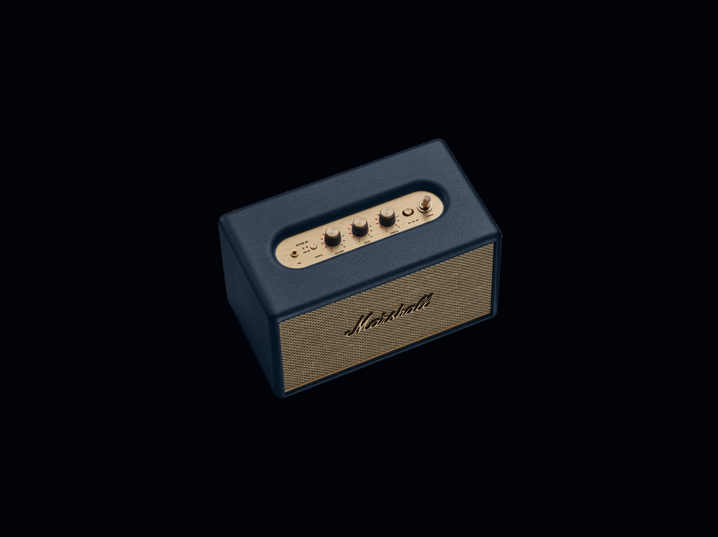 Marshall Acton III Bluetooth-Lautsprecher – Stereo-Sound | Bluetooth 5.2 | Midnight Blue