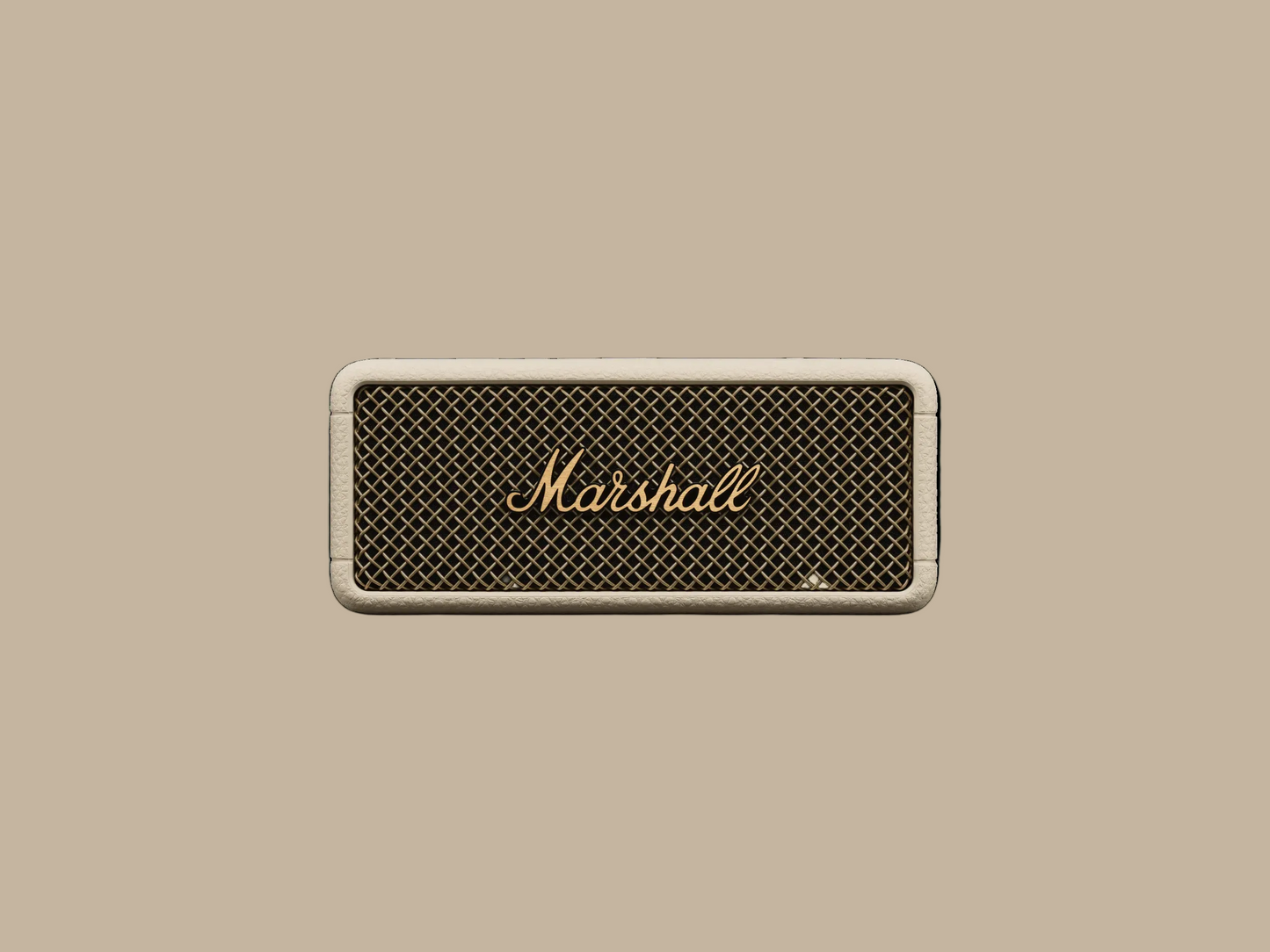 Marshall Emberton III Bluetooth-Lautsprecher – wasserdicht (IP67), 32 Std. Akku | Creme