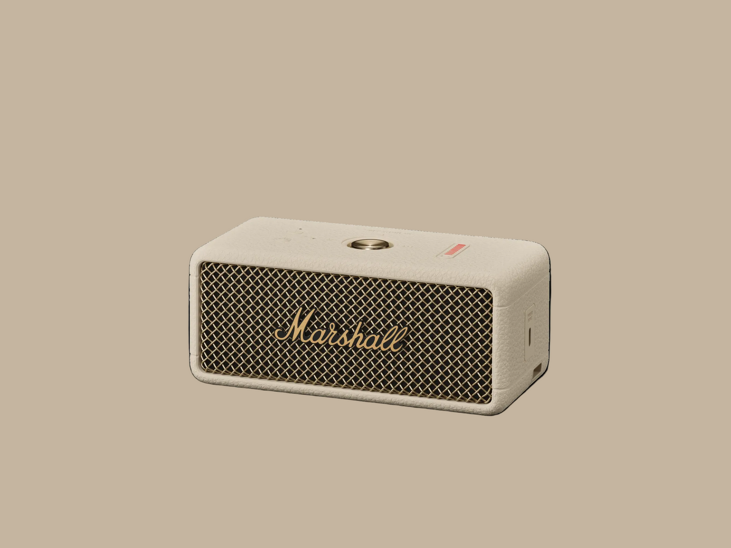 Marshall Emberton III Bluetooth-Lautsprecher – wasserdicht (IP67), 32 Std. Akku | Creme