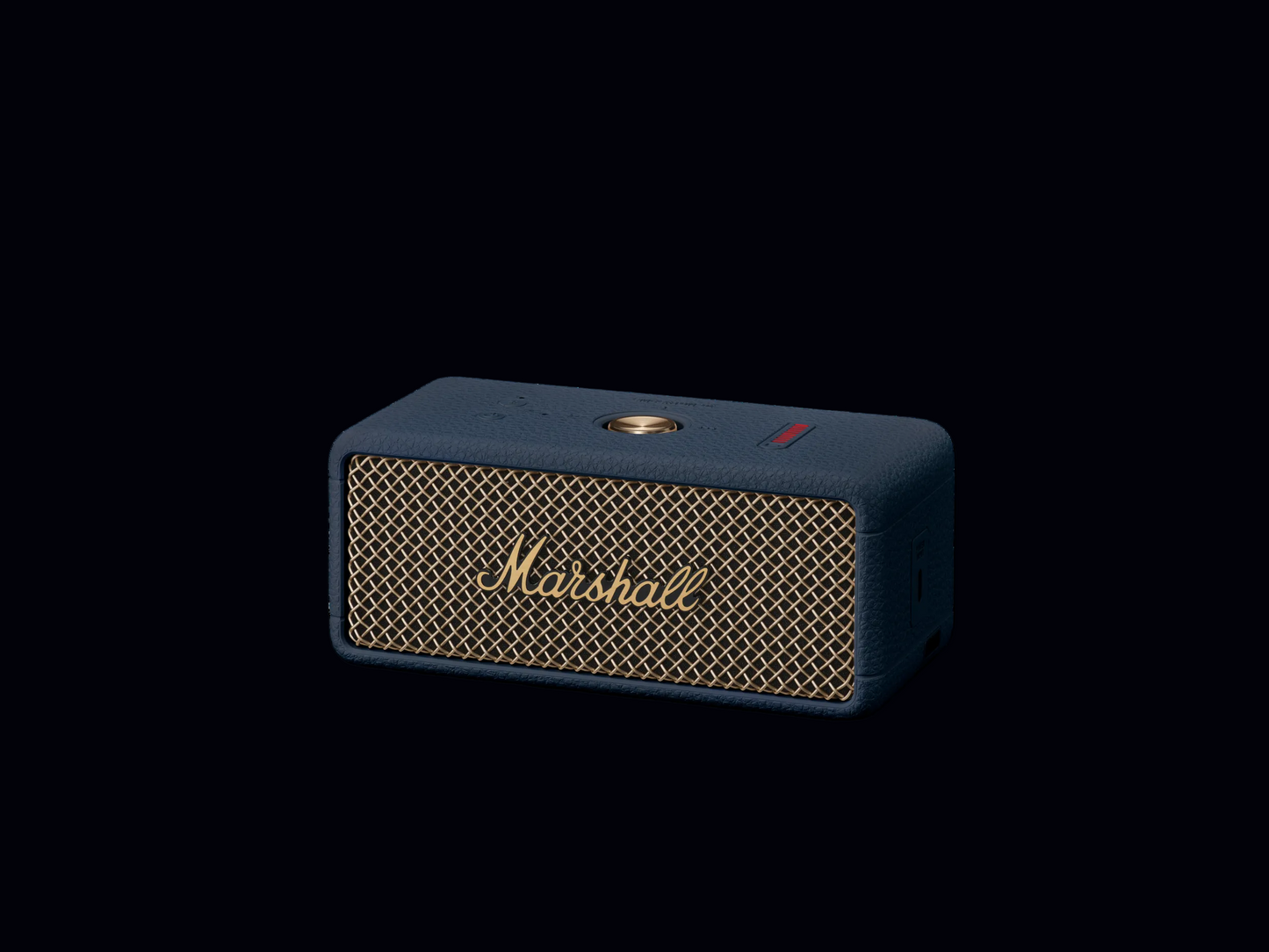 Marshall Emberton III Bluetooth-Lautsprecher – wasserdicht (IP67), 32 Std. Akku | Midnight Blue