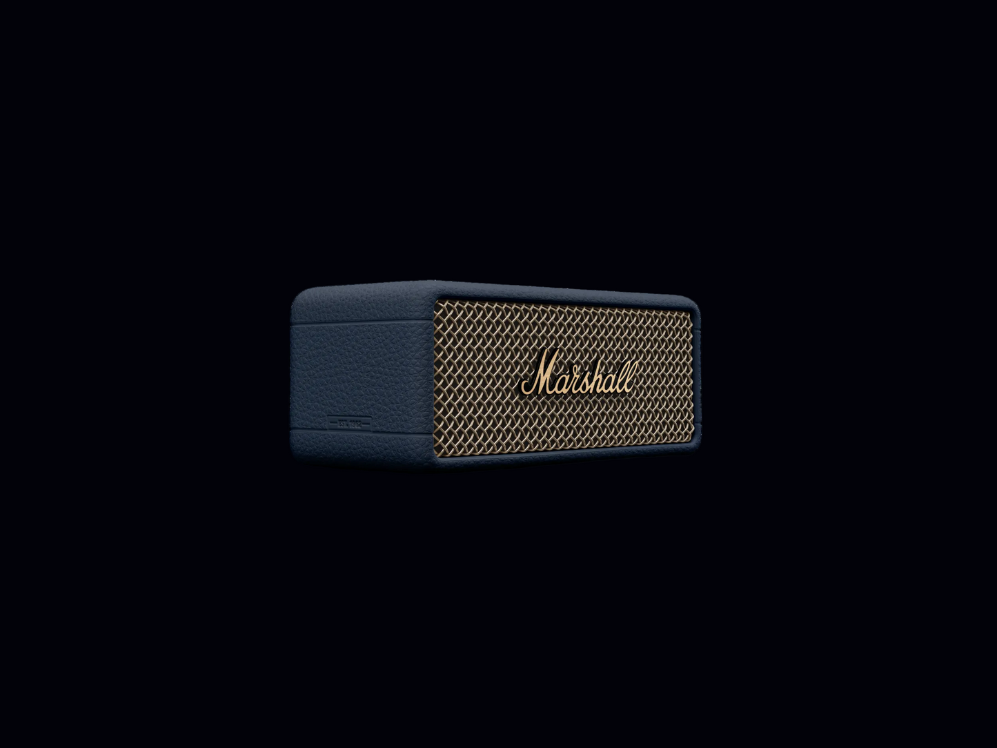 Marshall Emberton III Bluetooth-Lautsprecher – wasserdicht (IP67), 32 Std. Akku | Midnight Blue