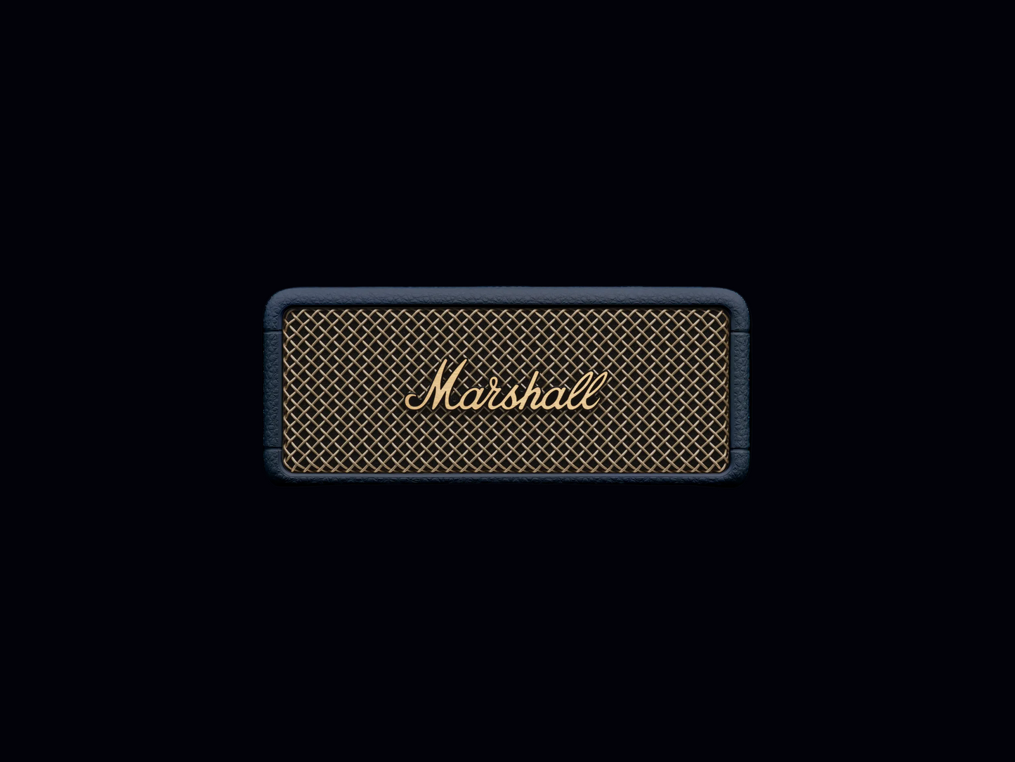 Marshall Emberton III Bluetooth-Lautsprecher – wasserdicht (IP67), 32 Std. Akku | Midnight Blue