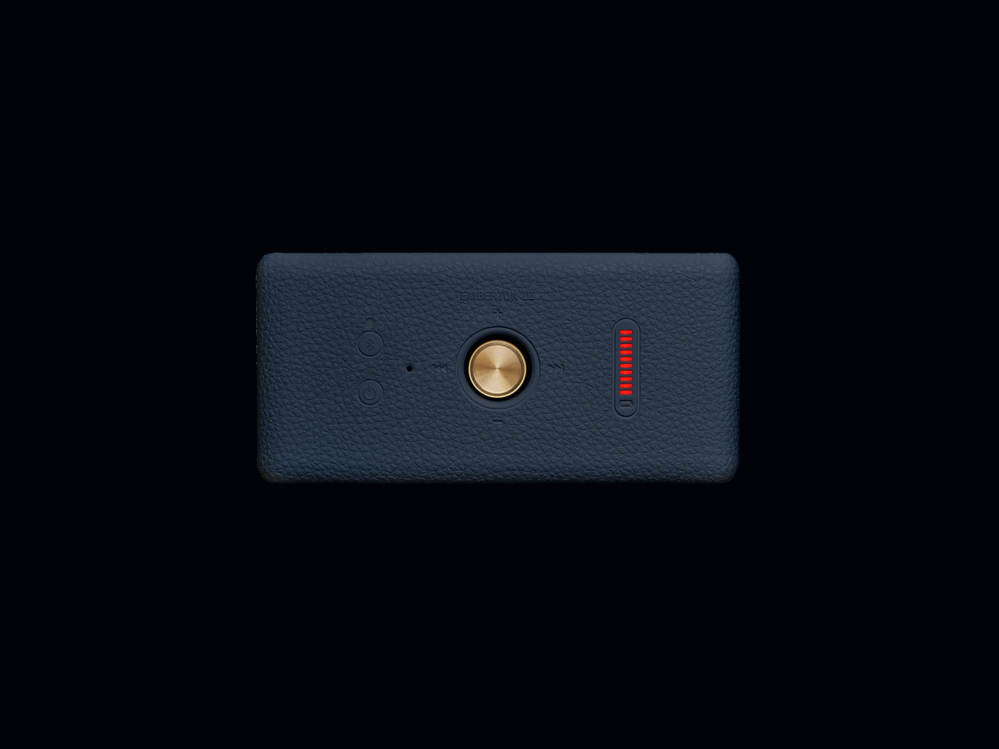 Marshall Emberton III Bluetooth-Lautsprecher – wasserdicht (IP67), 32 Std. Akku | Midnight Blue