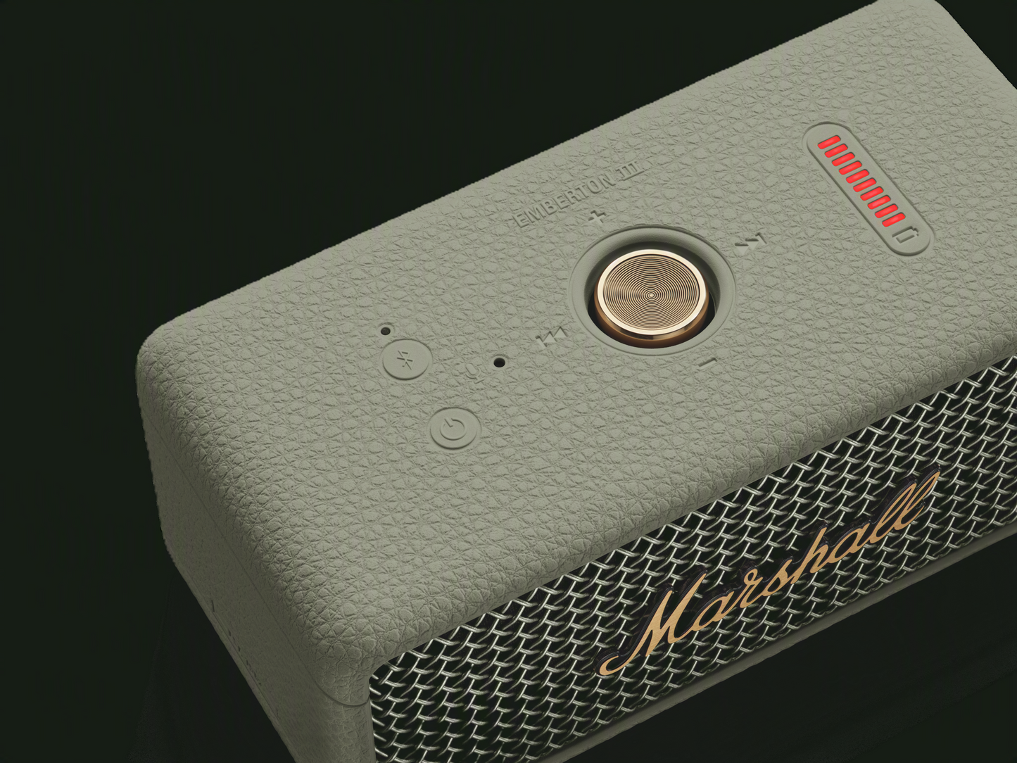 Marshall Emberton III Bluetooth-Lautsprecher – wasserdicht (IP67), 32 Std. Akku | Sage