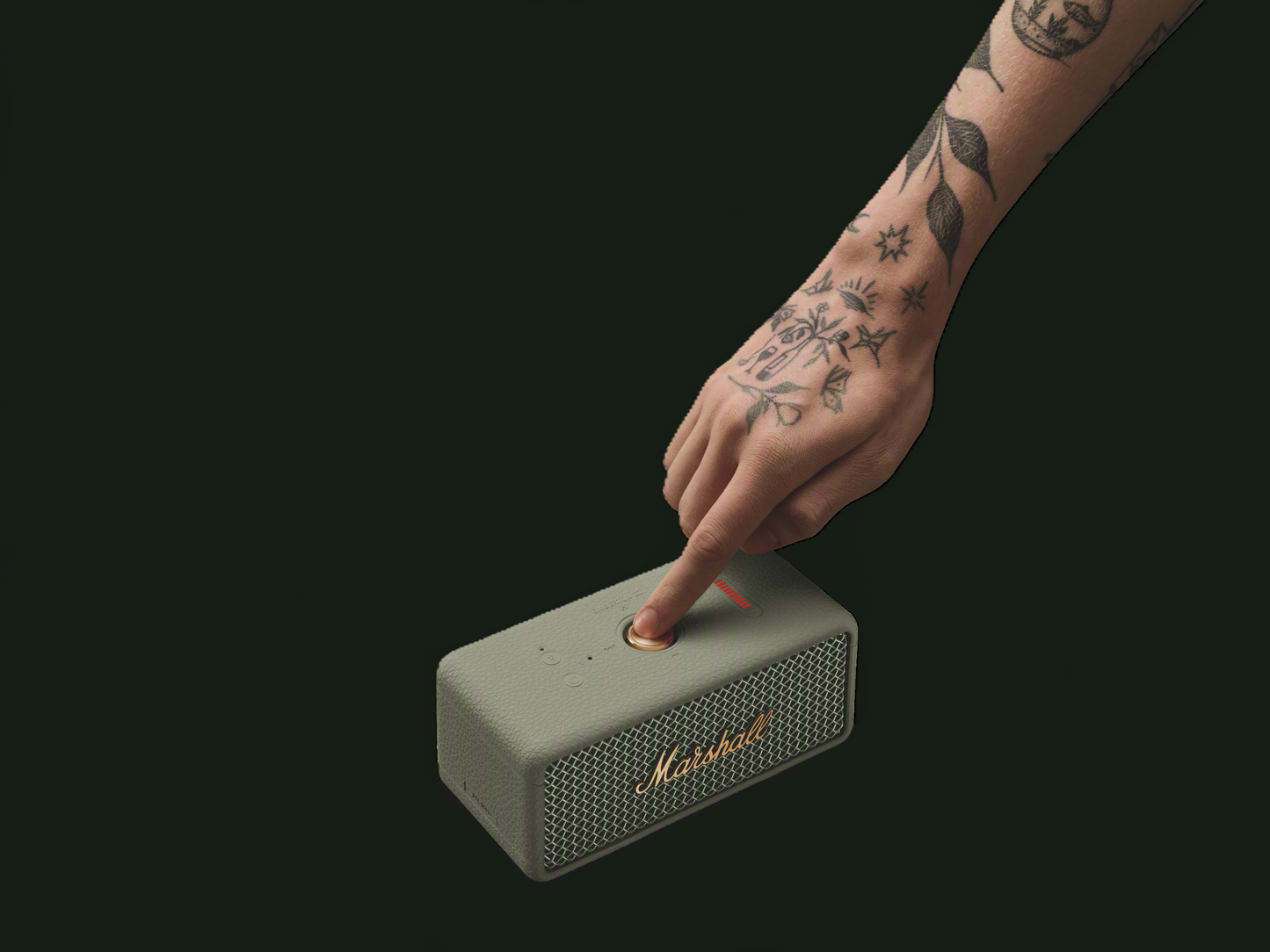 Marshall Emberton III Bluetooth-Lautsprecher – wasserdicht (IP67), 32 Std. Akku | Sage