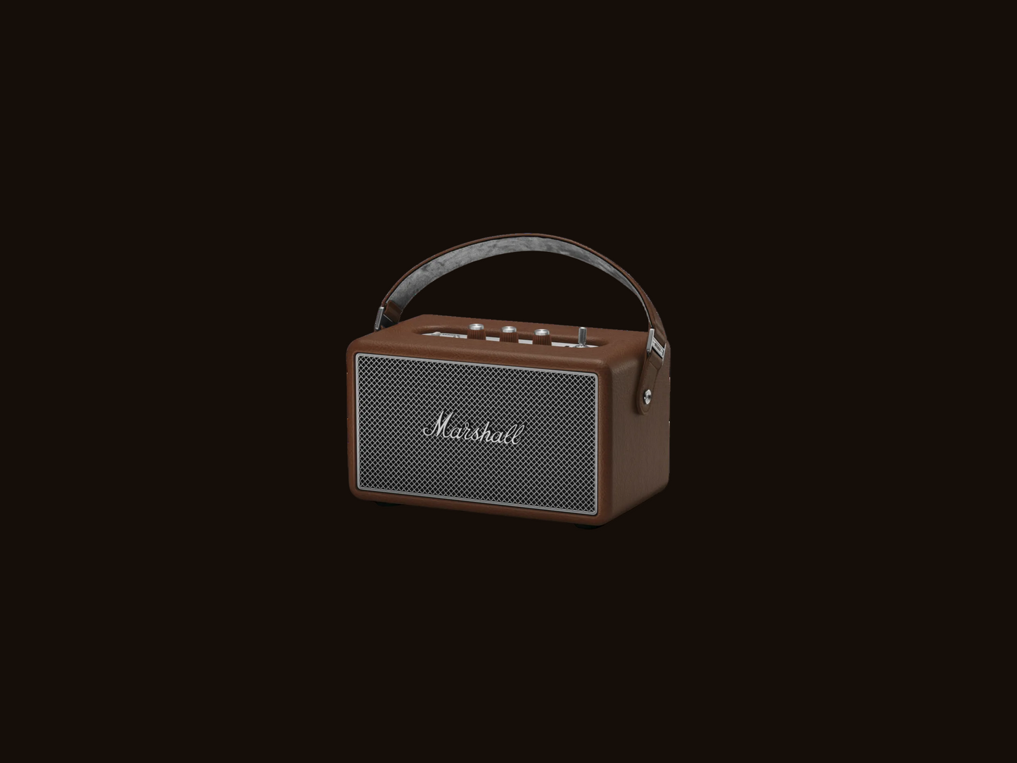 Marshall Kilburn III Bluetooth-Lautsprecher – über 50 Std. Akku | IP54 | Brown
