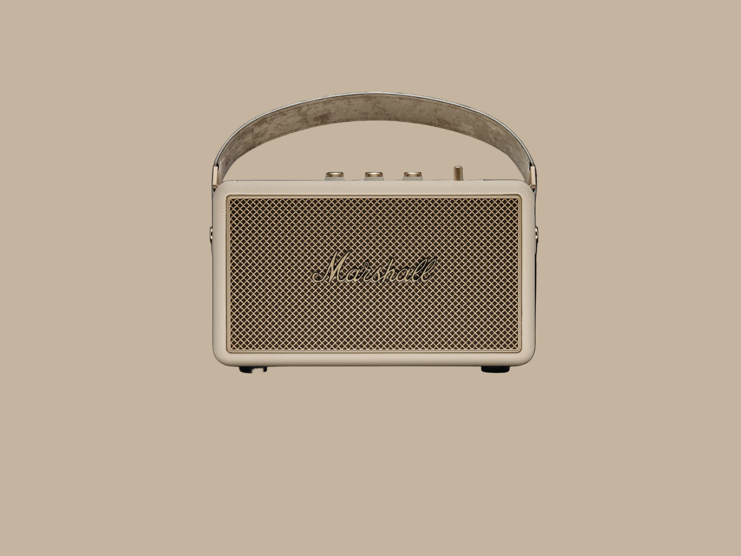 Marshall Kilburn III Bluetooth-Lautsprecher – über 50 Std. Akku | IP54 | Creme