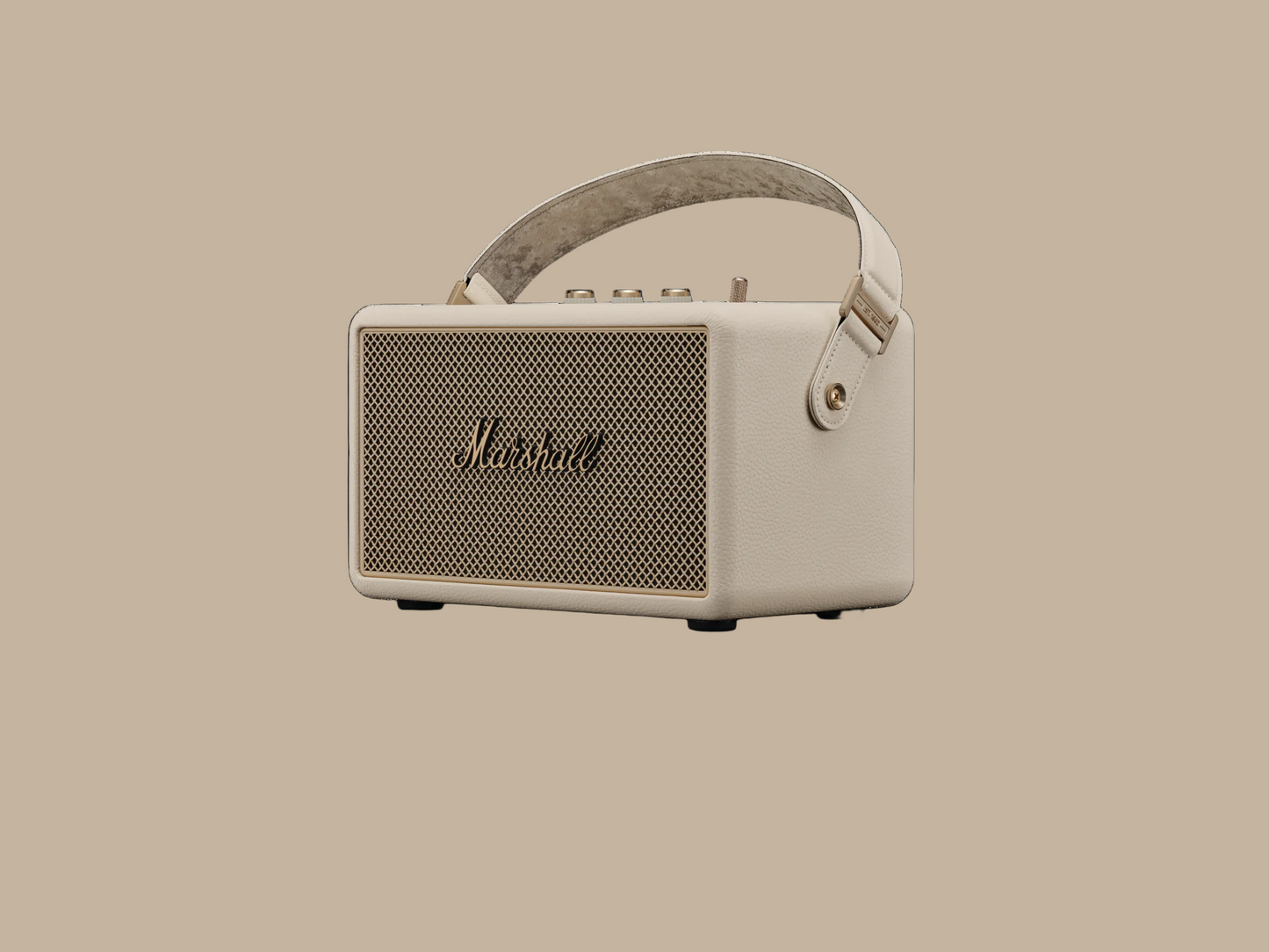 Marshall Kilburn III Bluetooth-Lautsprecher – über 50 Std. Akku | IP54 | Creme