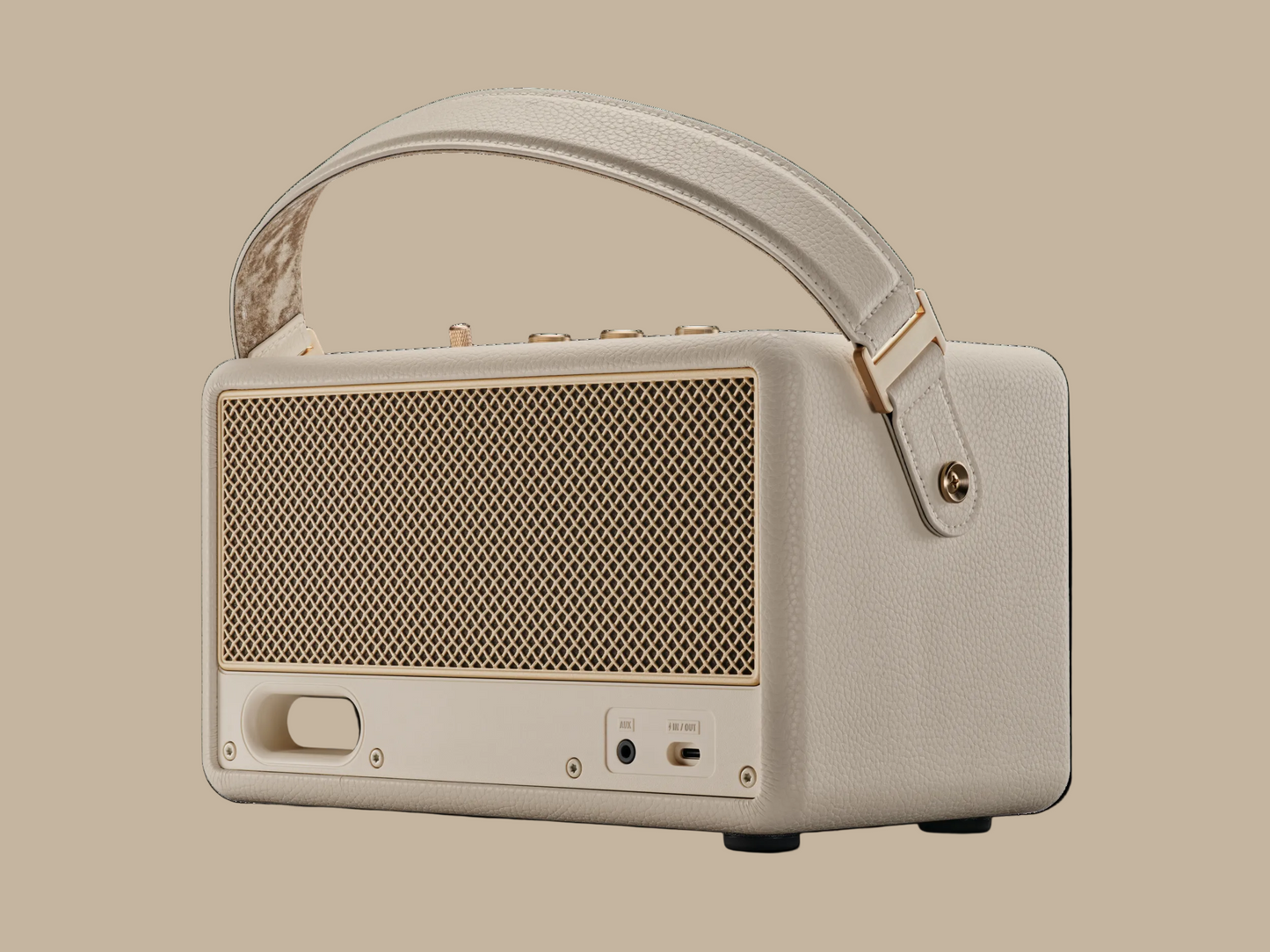 Marshall Kilburn III Bluetooth-Lautsprecher – über 50 Std. Akku | IP54 | Creme