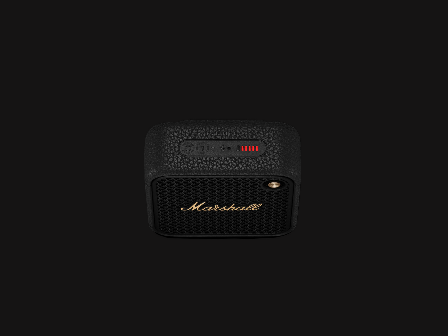 Marshall Willen II Bluetooth-Lautsprecher – wasserdicht (IP67) | 17 Std. Akku | Black & Brass