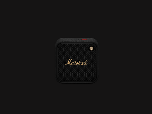 Marshall Willen II Bluetooth-Lautsprecher – wasserdicht (IP67) | 17 Std. Akku | Black & Brass