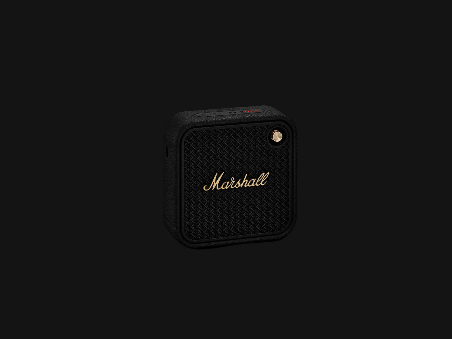 Marshall Willen II Bluetooth-Lautsprecher – wasserdicht (IP67) | 17 Std. Akku | Black & Brass