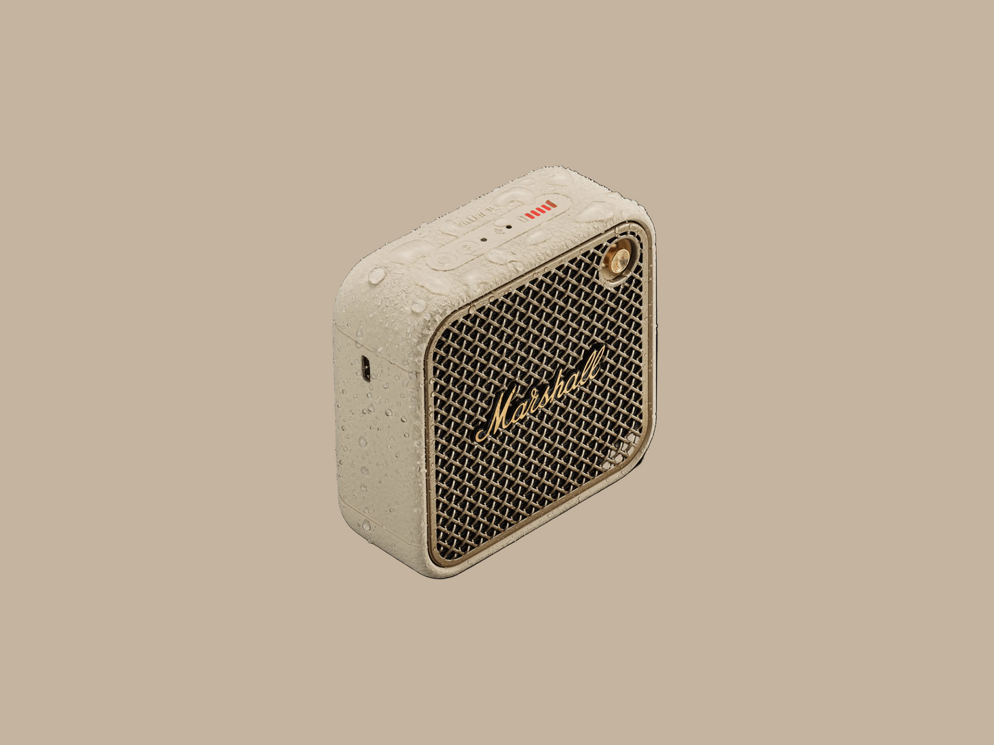 Marshall Willen II Bluetooth-Lautsprecher – wasserdicht (IP67) | 17 Std. Akku | Creme