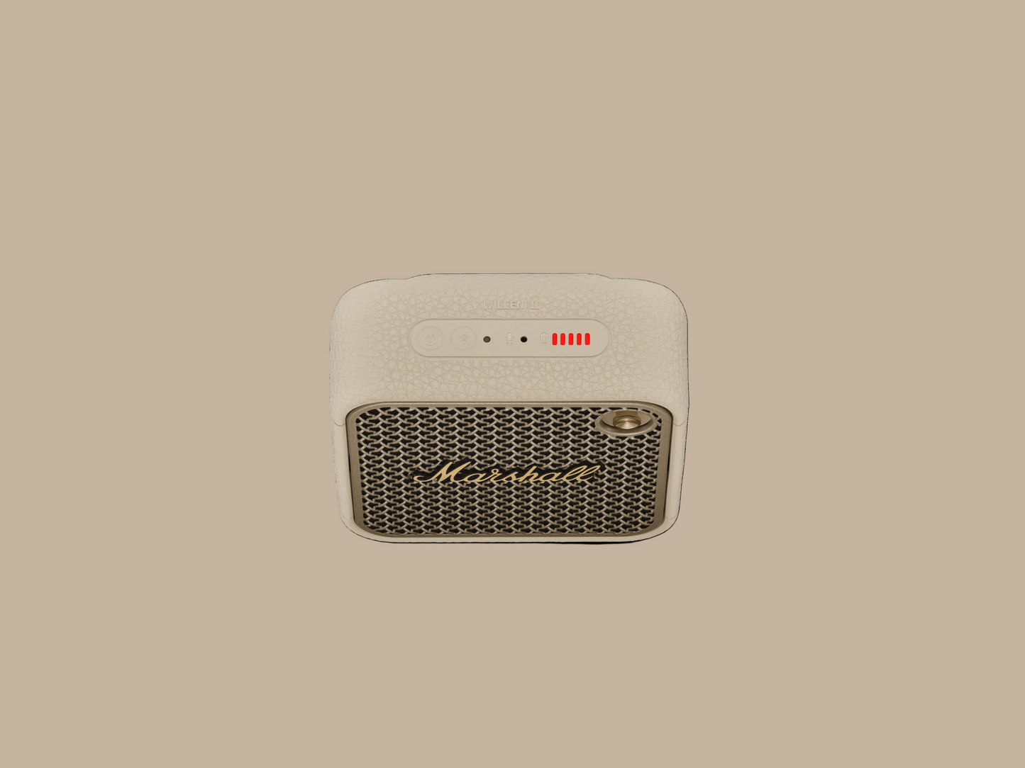 Marshall Willen II Bluetooth-Lautsprecher – wasserdicht (IP67) | 17 Std. Akku | Creme