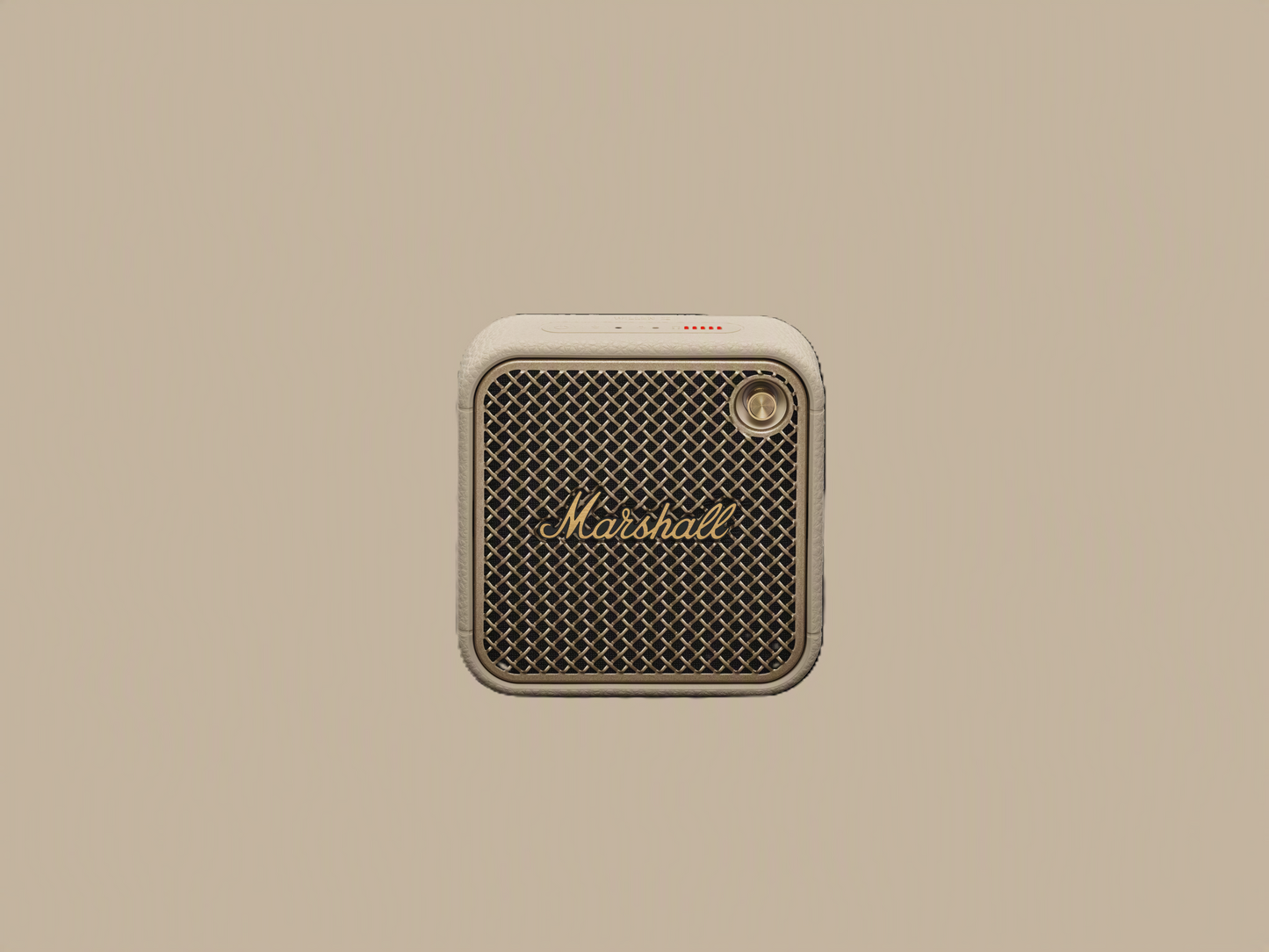 Marshall Willen II Bluetooth-Lautsprecher – wasserdicht (IP67) | 17 Std. Akku | Creme