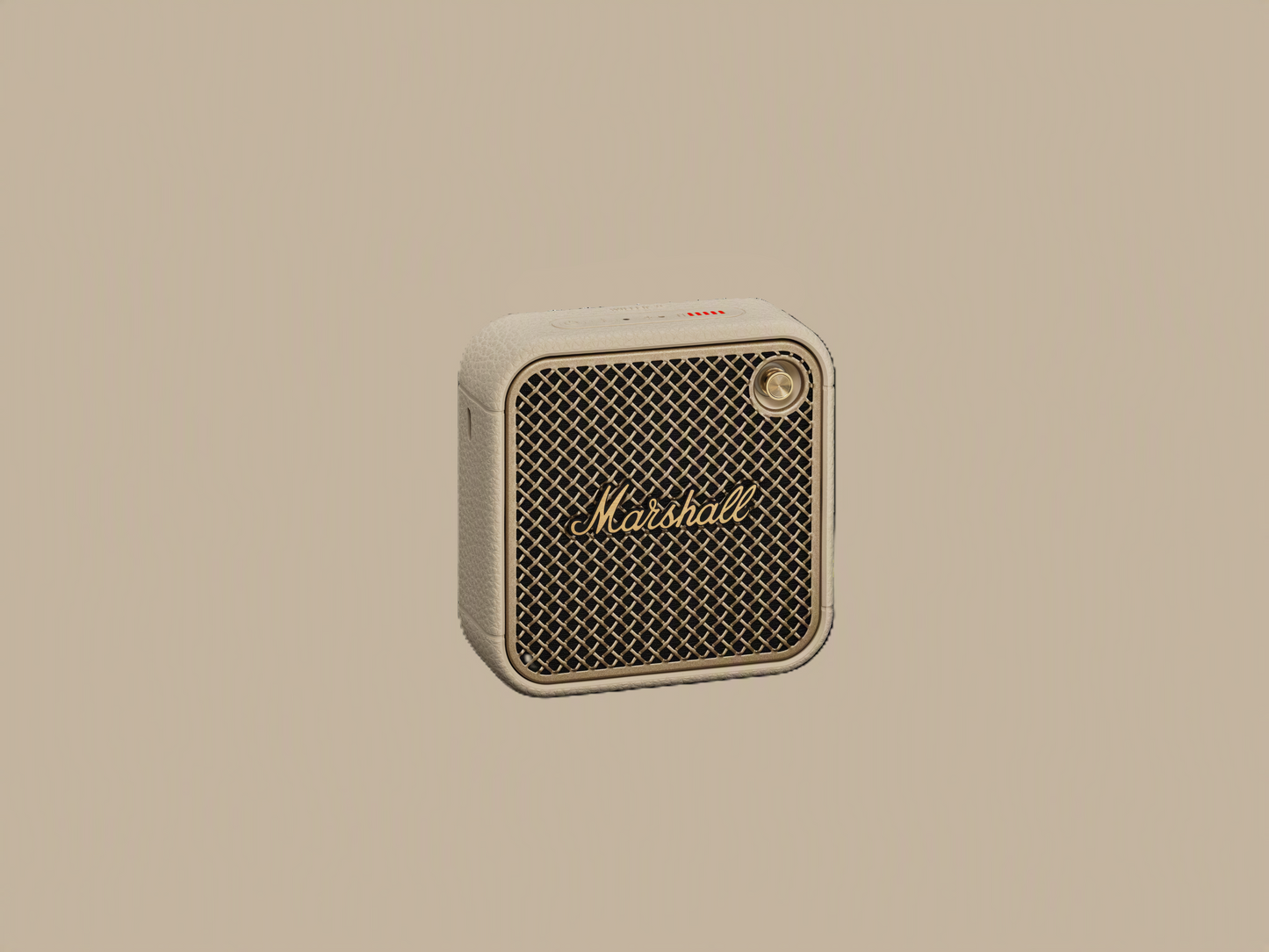 Marshall Willen II Bluetooth-Lautsprecher – wasserdicht (IP67) | 17 Std. Akku | Creme