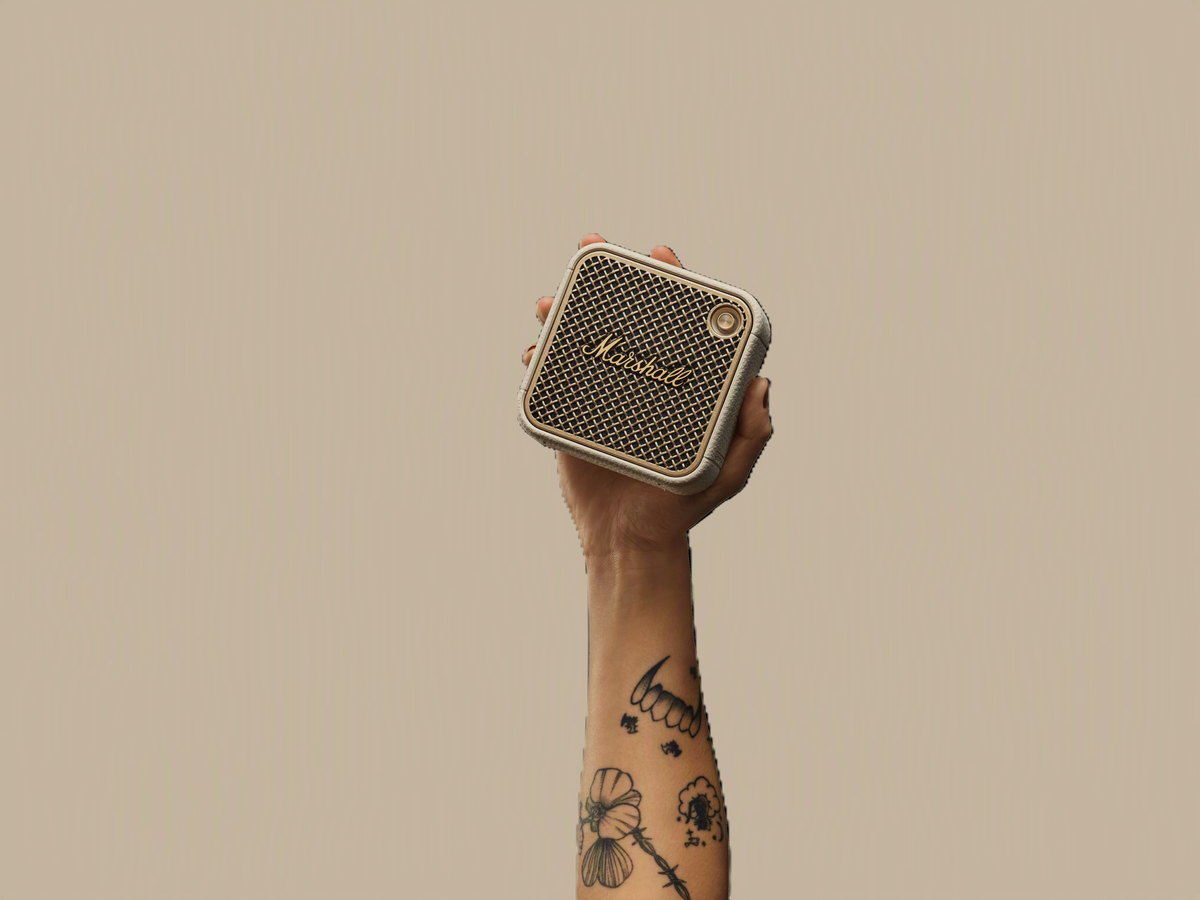 Marshall Willen II Bluetooth-Lautsprecher – wasserdicht (IP67) | 17 Std. Akku | Creme