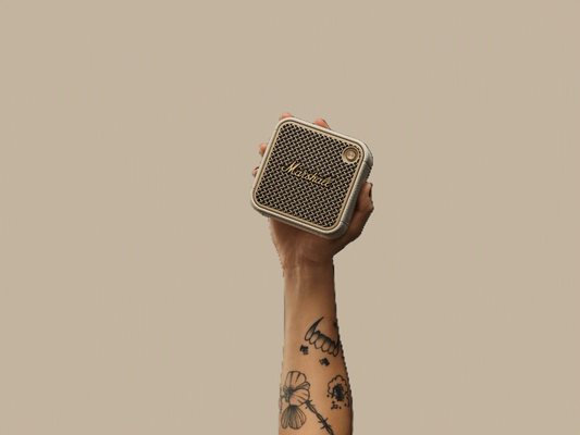 Marshall Willen II Bluetooth-Lautsprecher – wasserdicht (IP67) | 17 Std. Akku | Creme