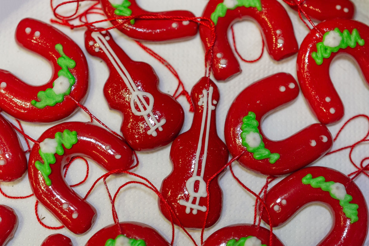Licitar Violine – Christbaumschmuck aus Kroatien, 2er-Set