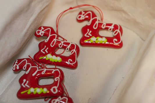 Licitar Pferd– Christbaumschmuck aus Kroatien, 2er-Set