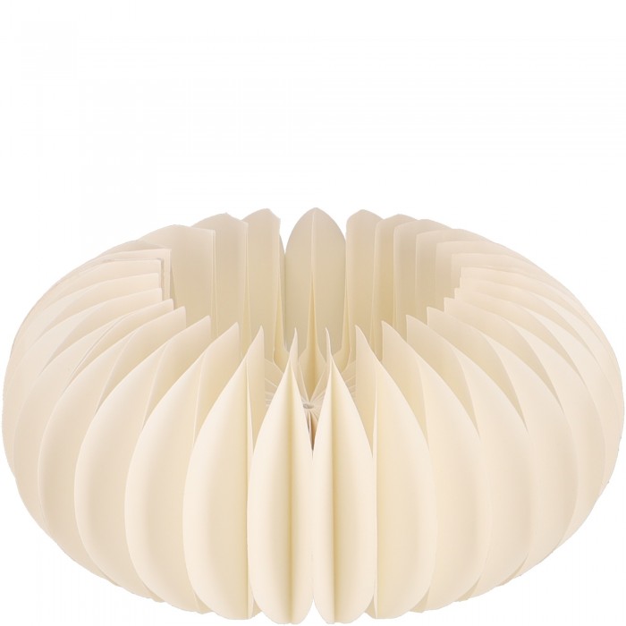 Bože – Papiersockel Creme | Edle Weihnachtsdeko in 2 Größen