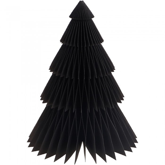 Bože Papiertanne Schwarz – Weihnachtsdeko 30 cm