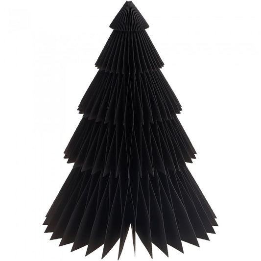 Bože Papiertanne Schwarz – Weihnachtsdeko 30 cm