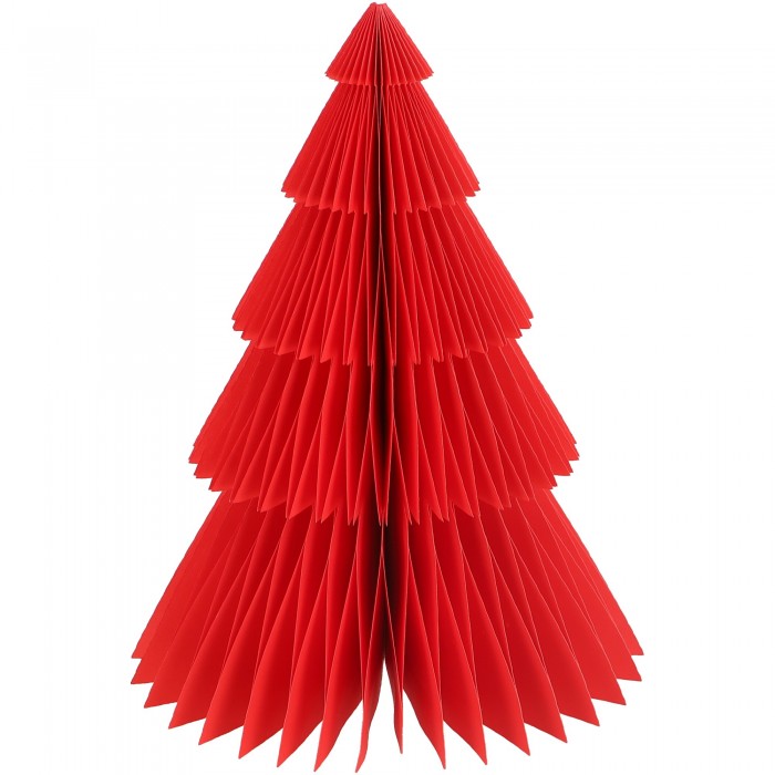 Bože Papiertanne Rot – Weihnachtsdeko 30 cm