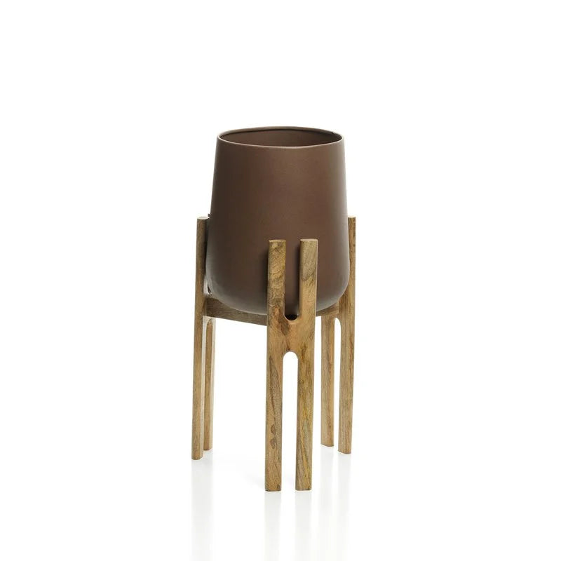 Forked Root Planter Naturbraun M | Bazar Bizar