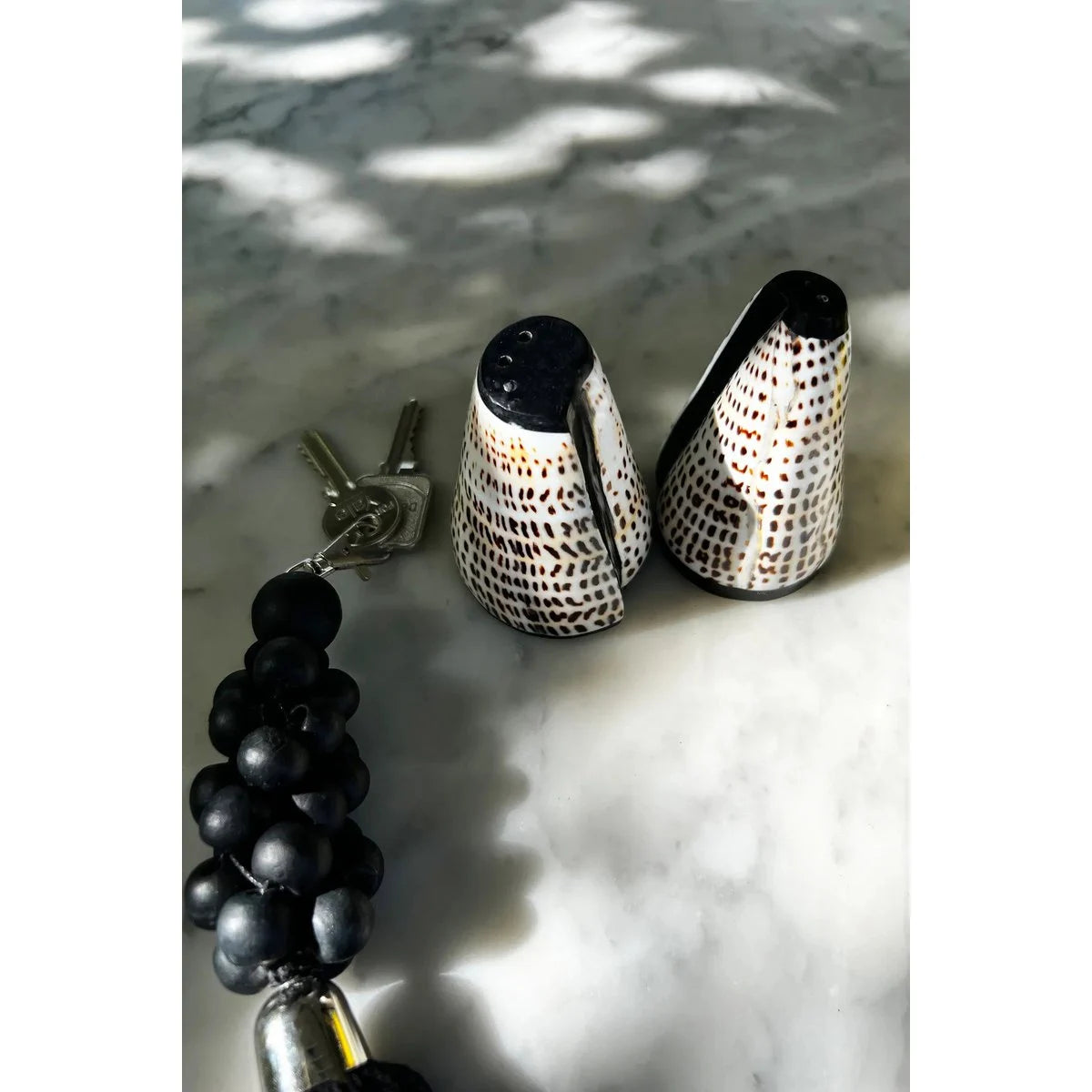 Bazar Bizar Salz- & Pfefferstreuer SHELL – Muschel | 2er-Set