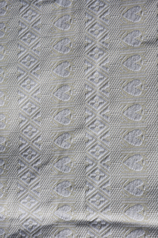 Handgewebter Tischläufer „Kata“ Weiß-Creme 50 × 140 cm – aus Kroatien