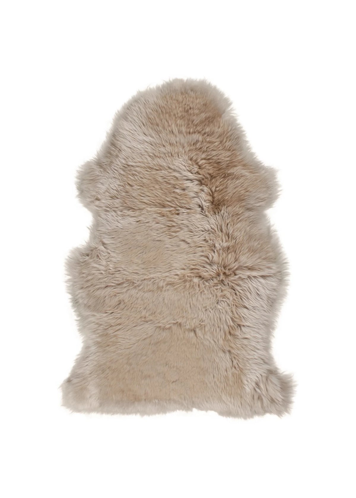 Neuseeländisches Merino-Schaffell Beige – ca. 90–100 × 50–60 cm