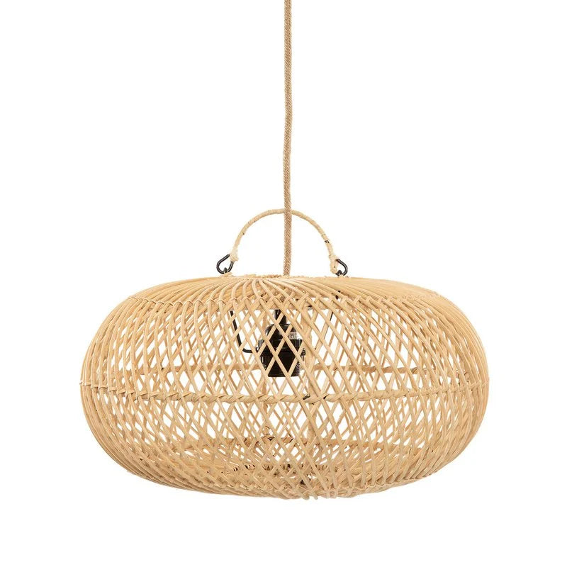 Wholly Pendelleuchte Natural S – Rattan Hängelampe | Bazar Bizar