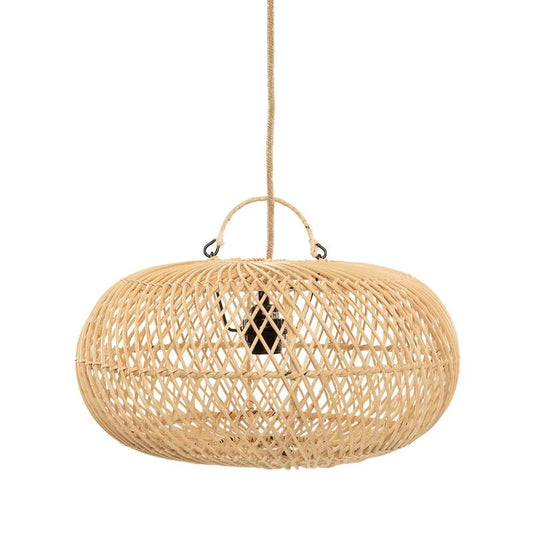 Wholly Pendelleuchte Natural S – Rattan Hängelampe | Bazar Bizar